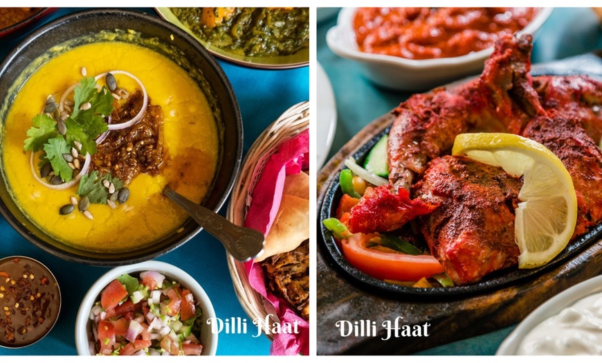 Image 2: Indulge in a Flavorful Indian Feast at Dilli Haat Bournemouth