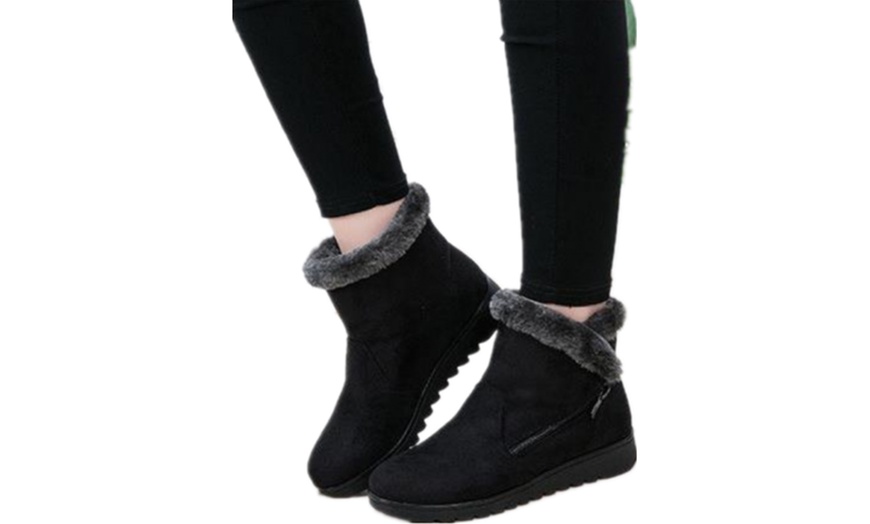 Image 3: Waterproof Slip-On Ankle Boots