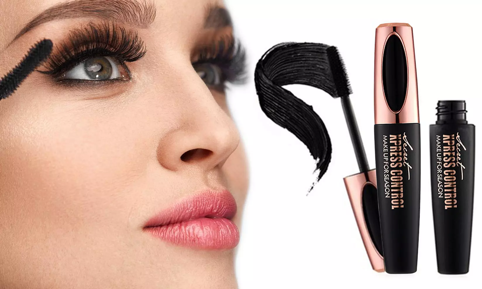 Get The Look 4D Silk Fiber Mascara (1- or 2-Pack) - Primary Image