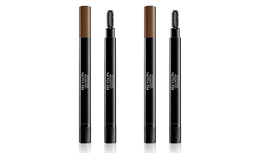 Image 2: Two-Pack of Revlon Eyebrow Mousse