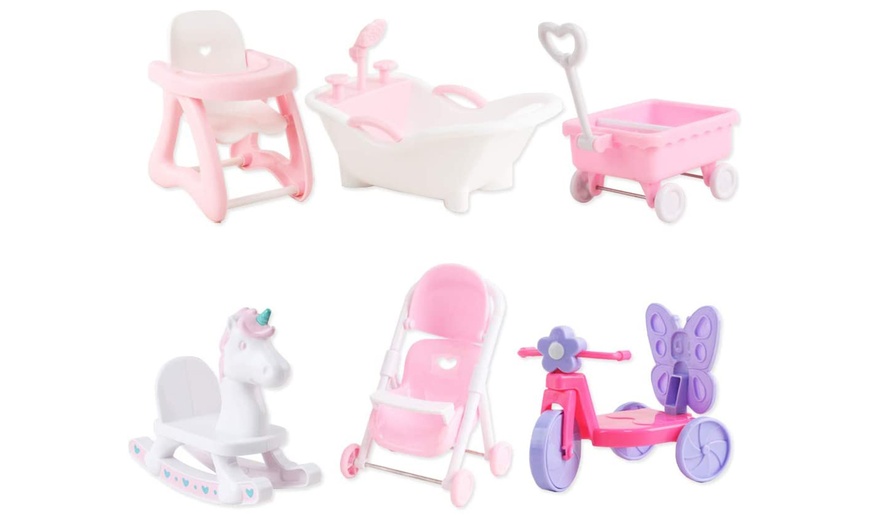 Image 4: Miniature Baby Doll Playset