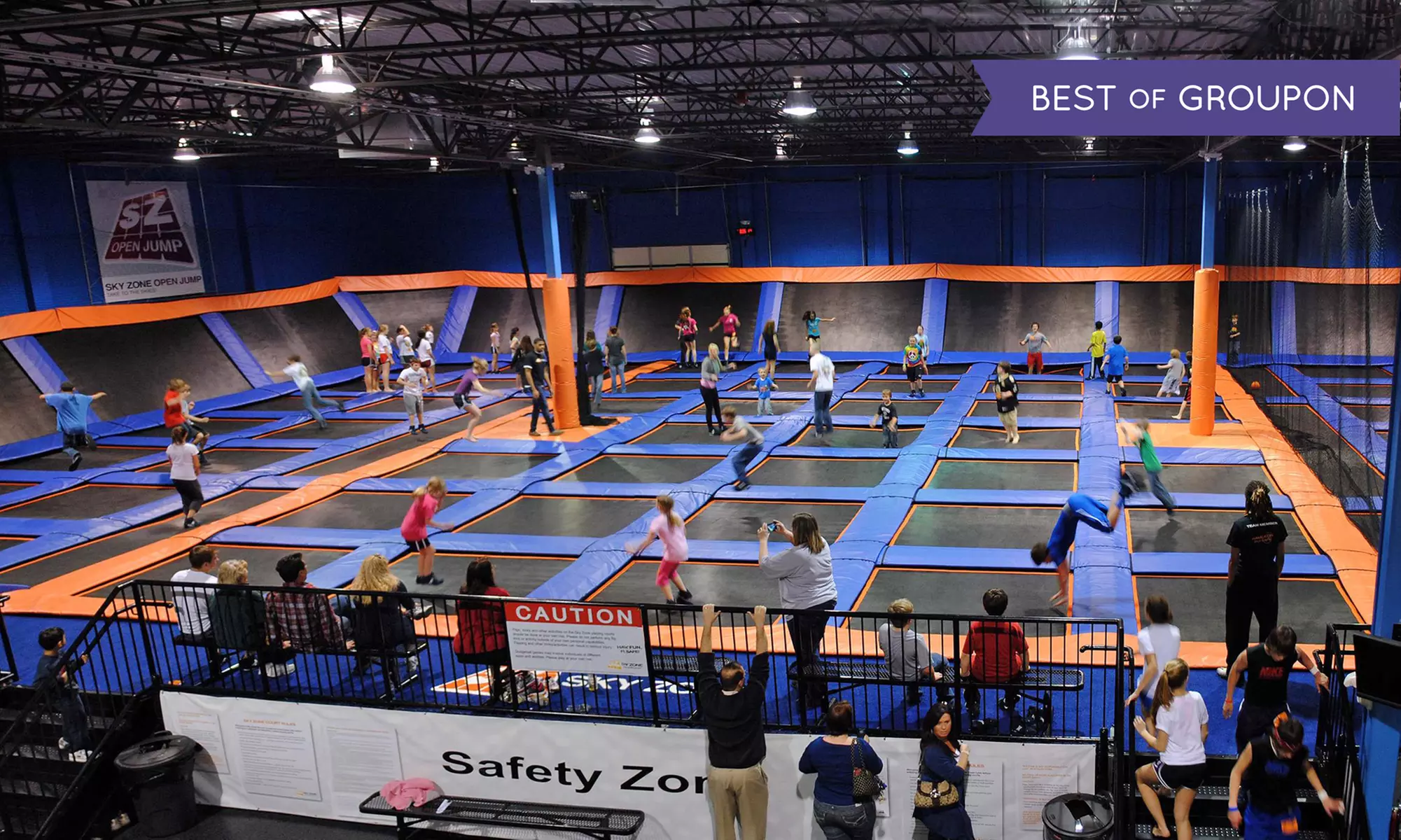 Two Jump Passes with Socks or Birthday Party Package at Sky Zone Harrisburg (Up to 47% Off) - Primary Image
