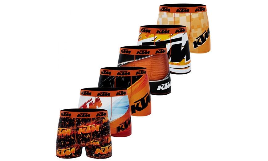 Image 1: Lot de 6 boxers KTM pour homme