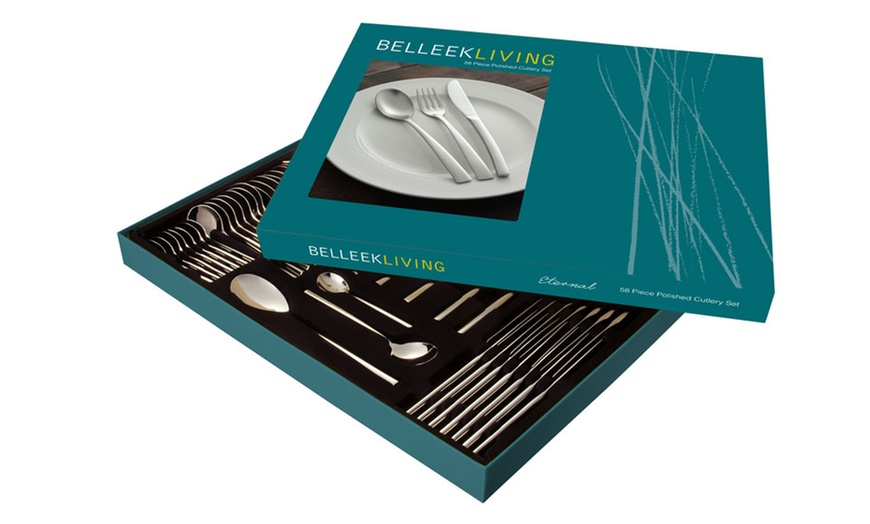 Image 3: Belleek Living 18/10 Cutlery Sets