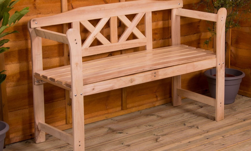 Image 8: Garden Vida Bench Collection