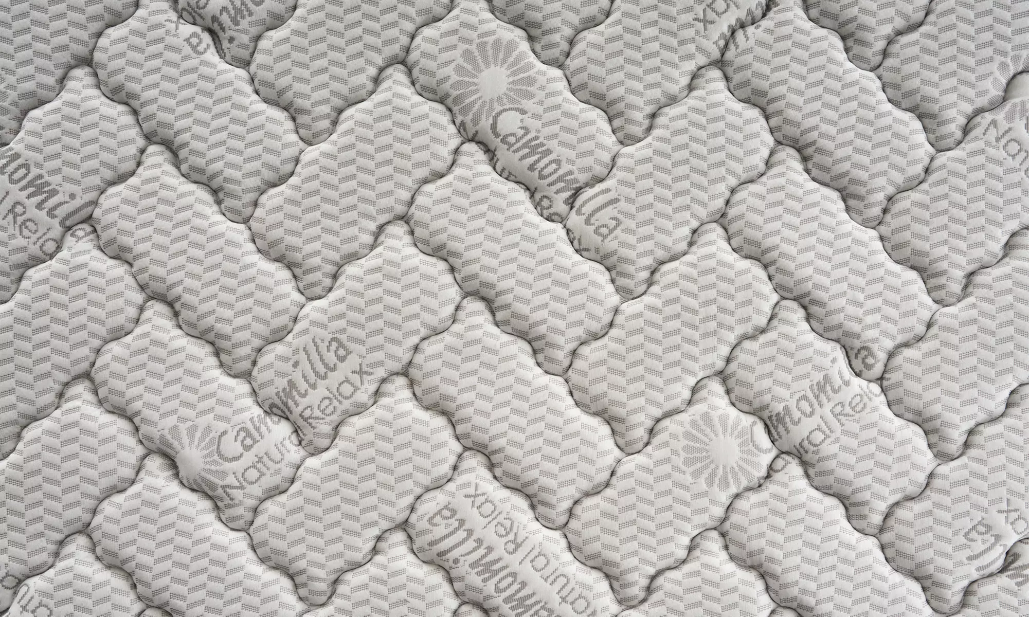 Topper in memory foam con rivestimento camomilla