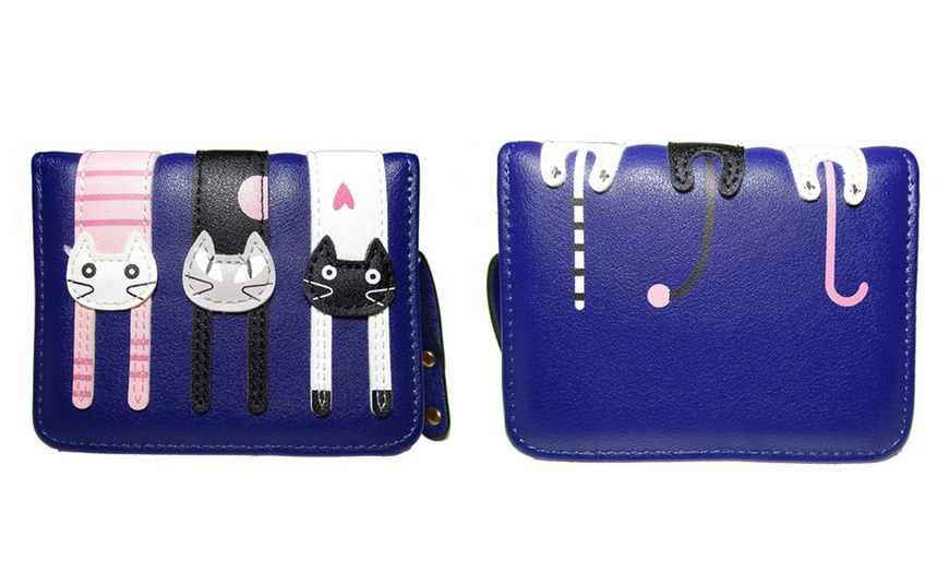 Image 3: Women's Cat Wallet