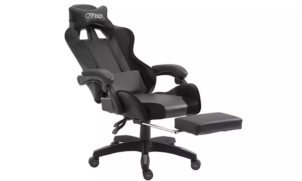 Sedia ufficio Gaming Azrace con poggiapiedi