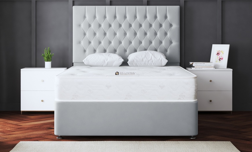 Image 16: Seraphine Chesterfield Divan Bed with Optional Mattress