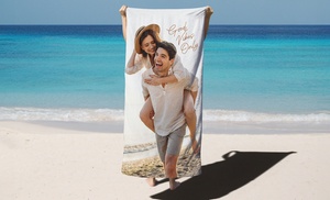 One or Two Photo Beach Towels from Printerpix