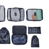 Image 7: KONO 9-Piece Travel Set Cabin Suitcase And Organizer Bags
