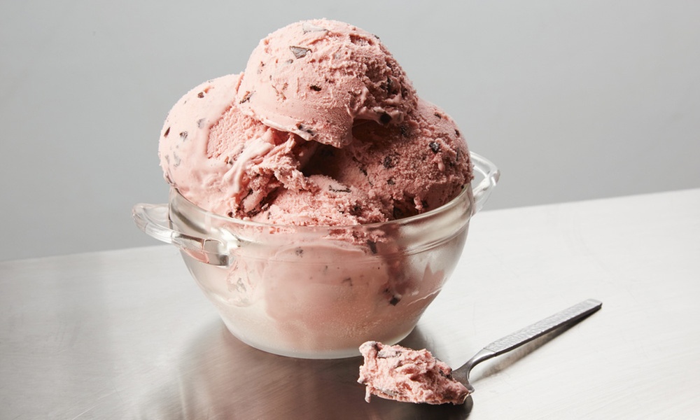 Indulge in One or Two Ice Cream Scoops or a Brownie Ice Cream Sundae