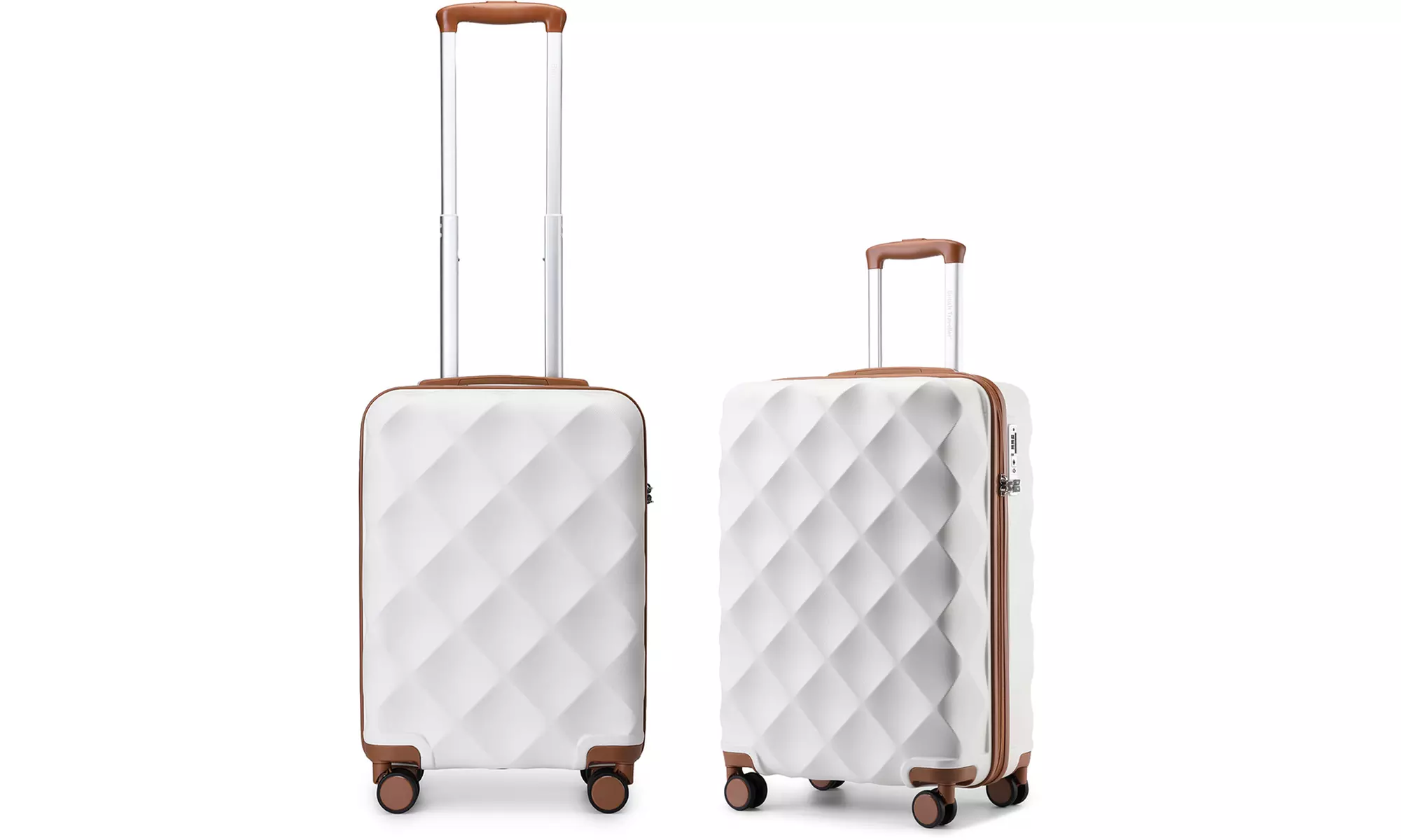 Set van 1, 2 of 4 koffers inclusief reistassen