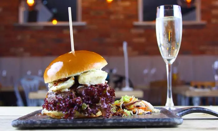 Burger and Cocktail for One or Two at Burger And Bubbles - Primary Image