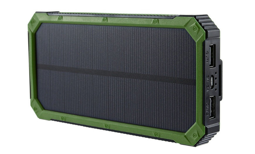 Image 4: Solar Power Bank 10000mAh 