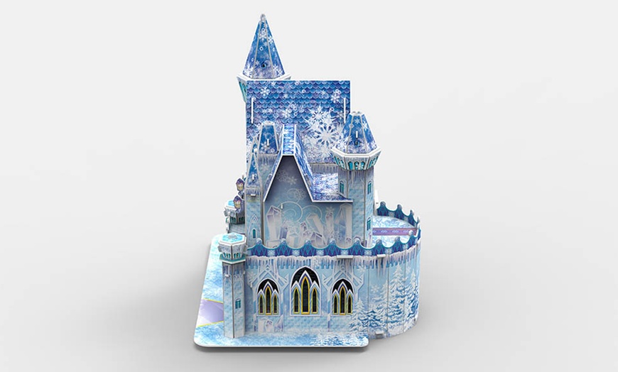 Image 2: Build Your Own Mini Ice Castle Dollhouse Kit