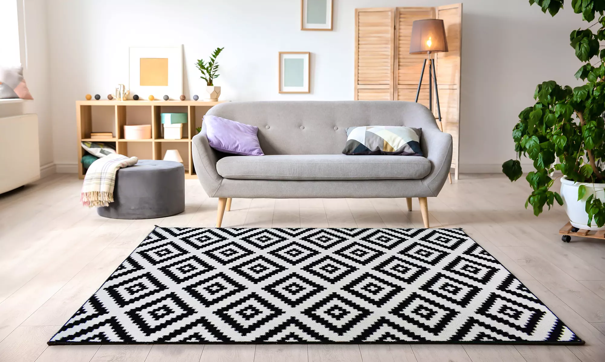 Tapis Tavla style scandinave pour tout intérieur - Primary Image