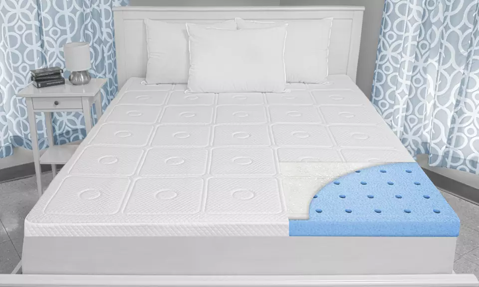 SensorPEDIC Luxury Extraordinaire 3" Memory Foam Mattress Topper - Primary Image