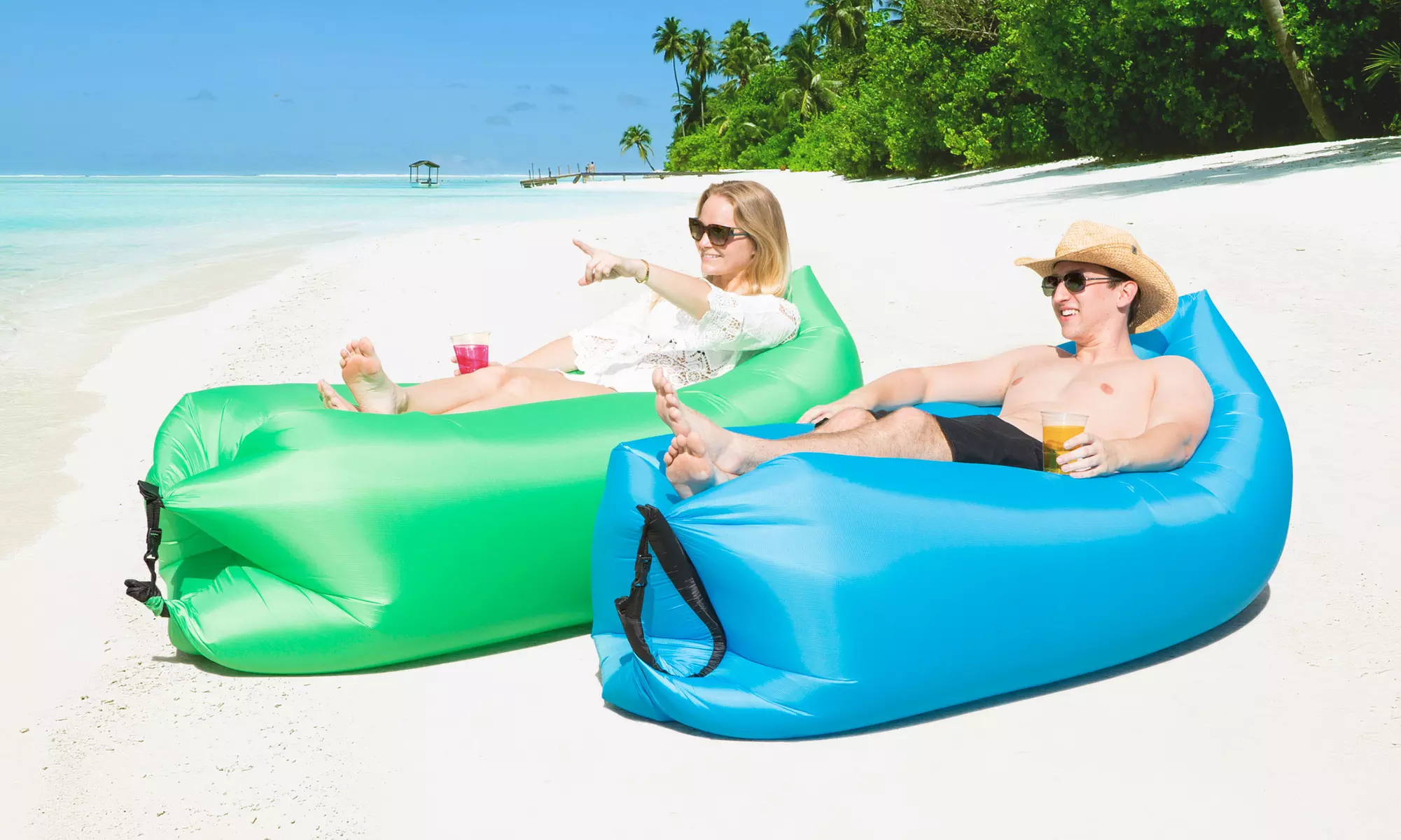 Inflatable Outdoor Bed - Primary Image
