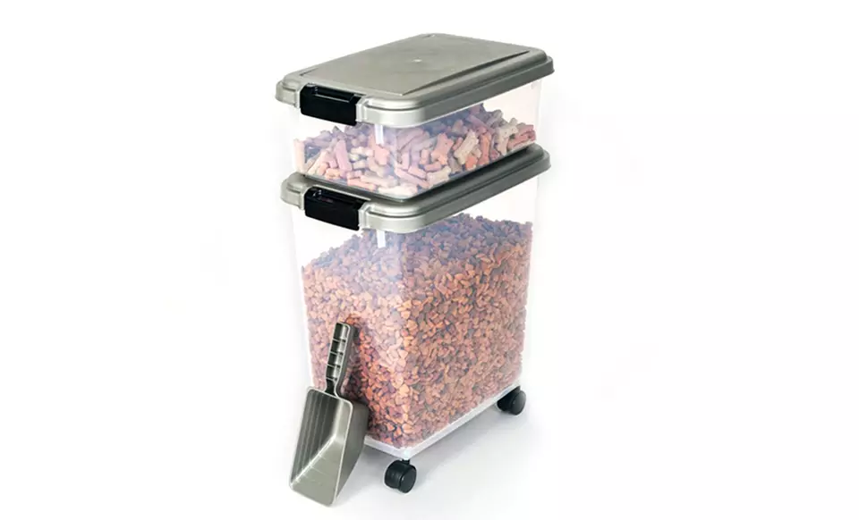 Pet-Food Bins and Scoops (3-piece) - Second Medium