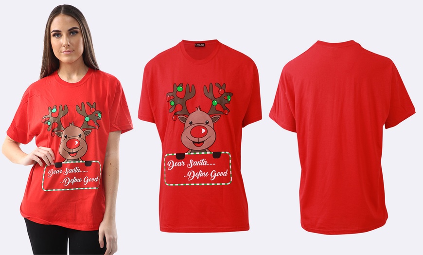 Image 13: Christmas-Themed T-Shirt