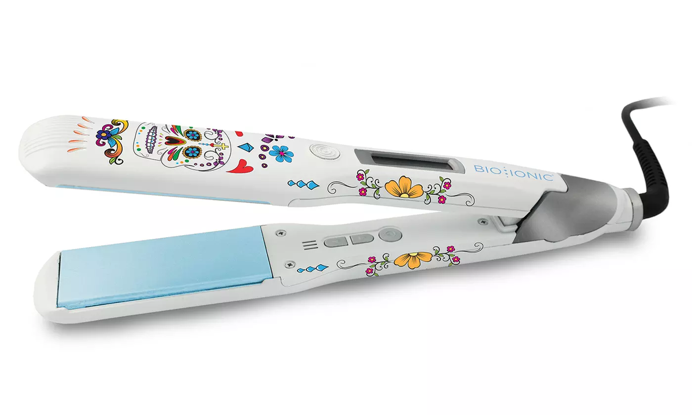 Bio Ionic Sugar Skull Pro 1.5" Flat Iron with Tote - Primary Image