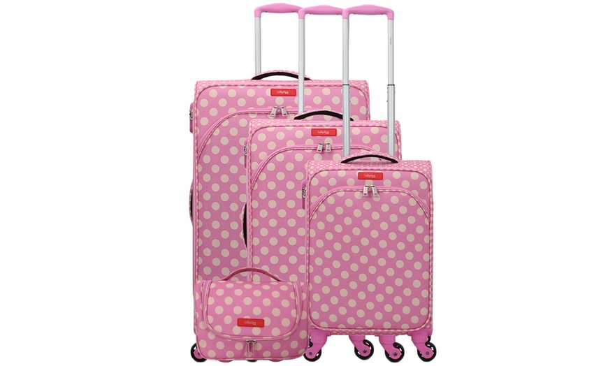 Image 8: Set of Three Suitcases and Vanity