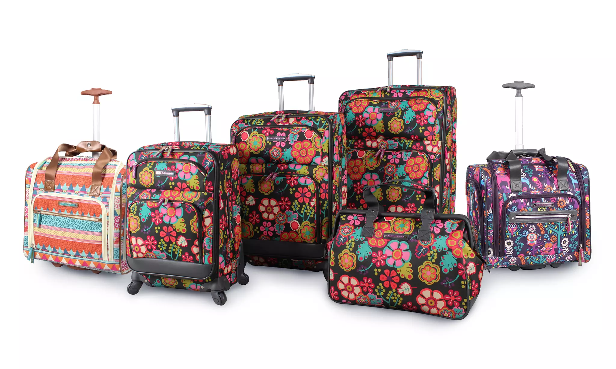 Lily Bloom Spinner Luggage Groupon Goods