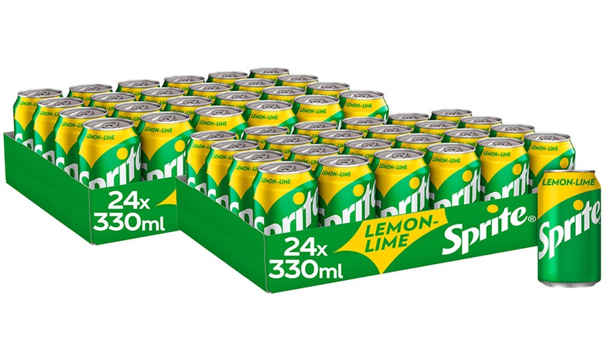 Image 2: 24 or 48 Sprite Cans 330ml