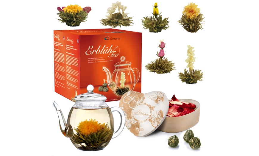 Image 7: Coffret cadeau avec thé blanc en fleurs 'Erblüh' Creano