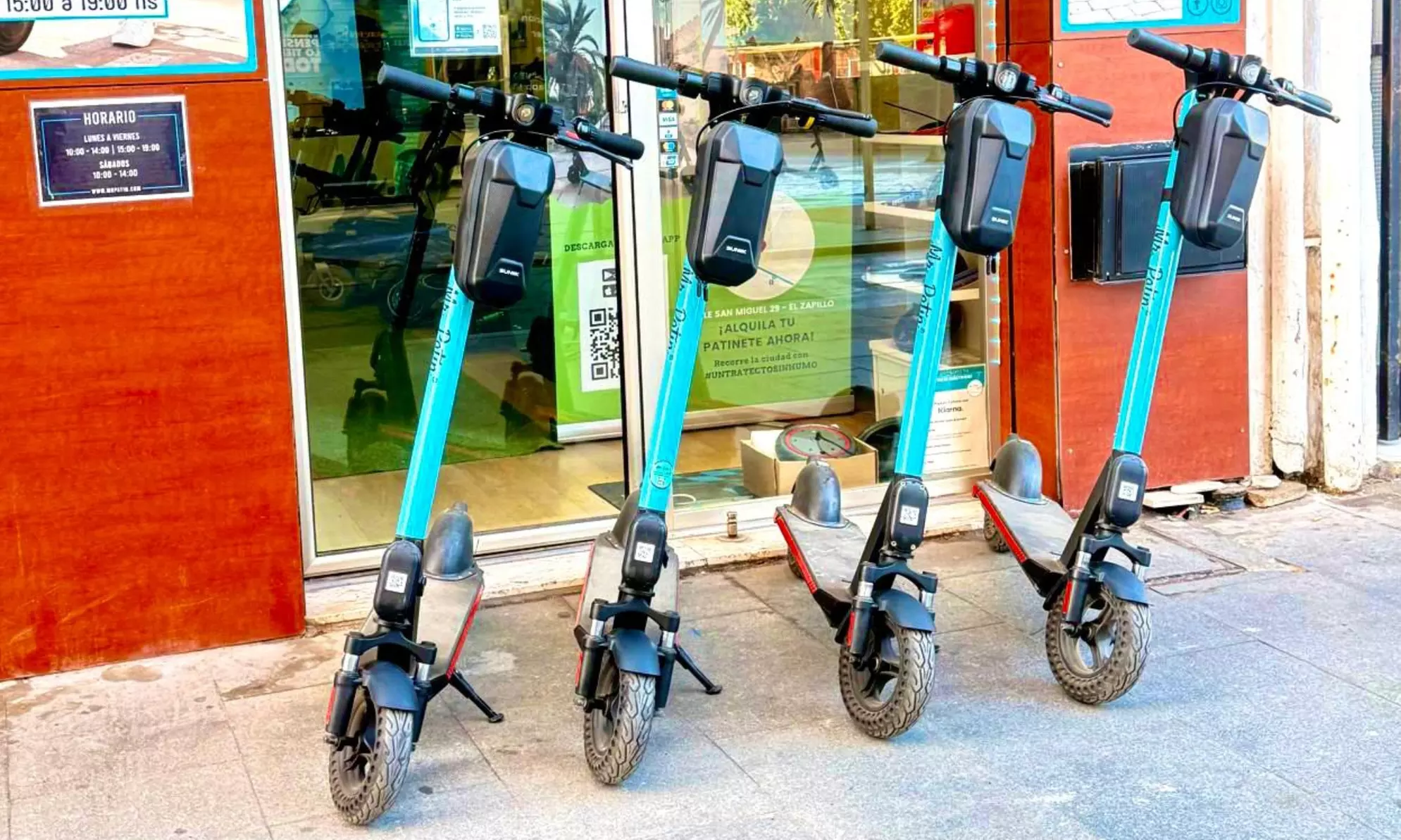 Alquiler de patinetes: medio día, día completo, 1 o 2 semanas o 1 mes