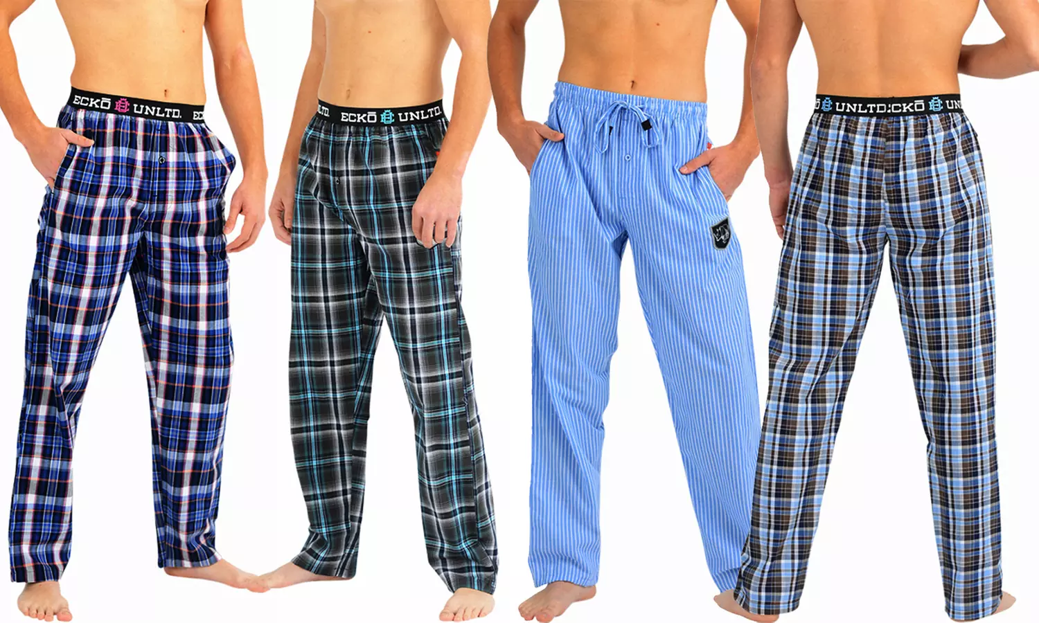 Ecko Unltd. Men's Woven Lightweight Cotton Pajama Pants - Primary Image
