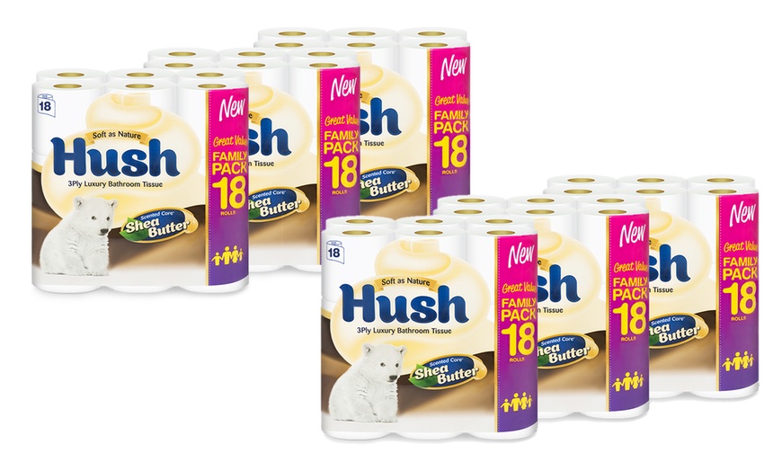 Image 9: 54 Hush Three-Ply Toilet Rolls
