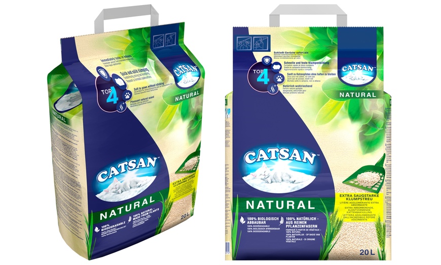 Image 1: Catsan Natural Cat Litter