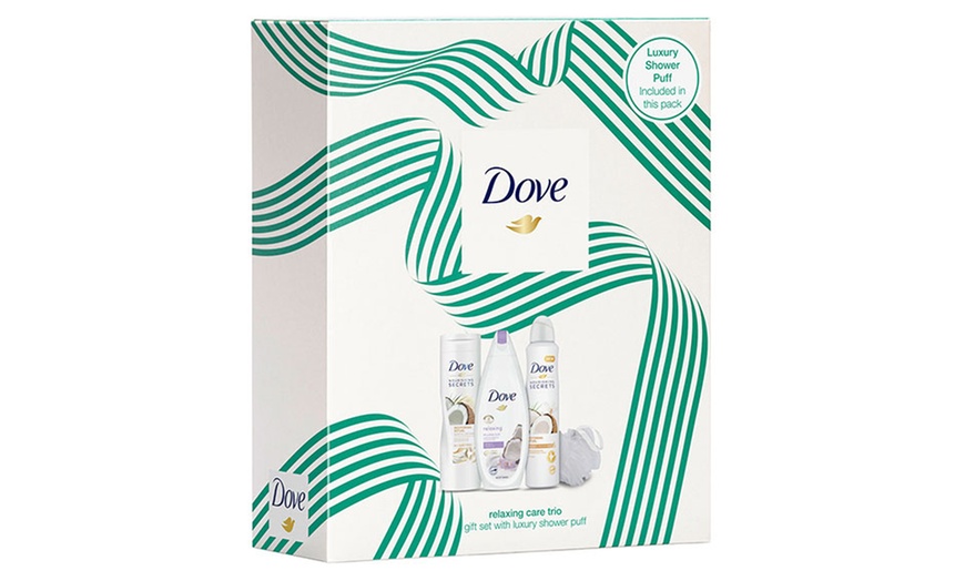 Image 3: Dove Relaxing Care Trio Gift Set