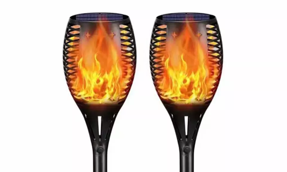 2x, 4x oder 8x Solar-Flammen-Licht