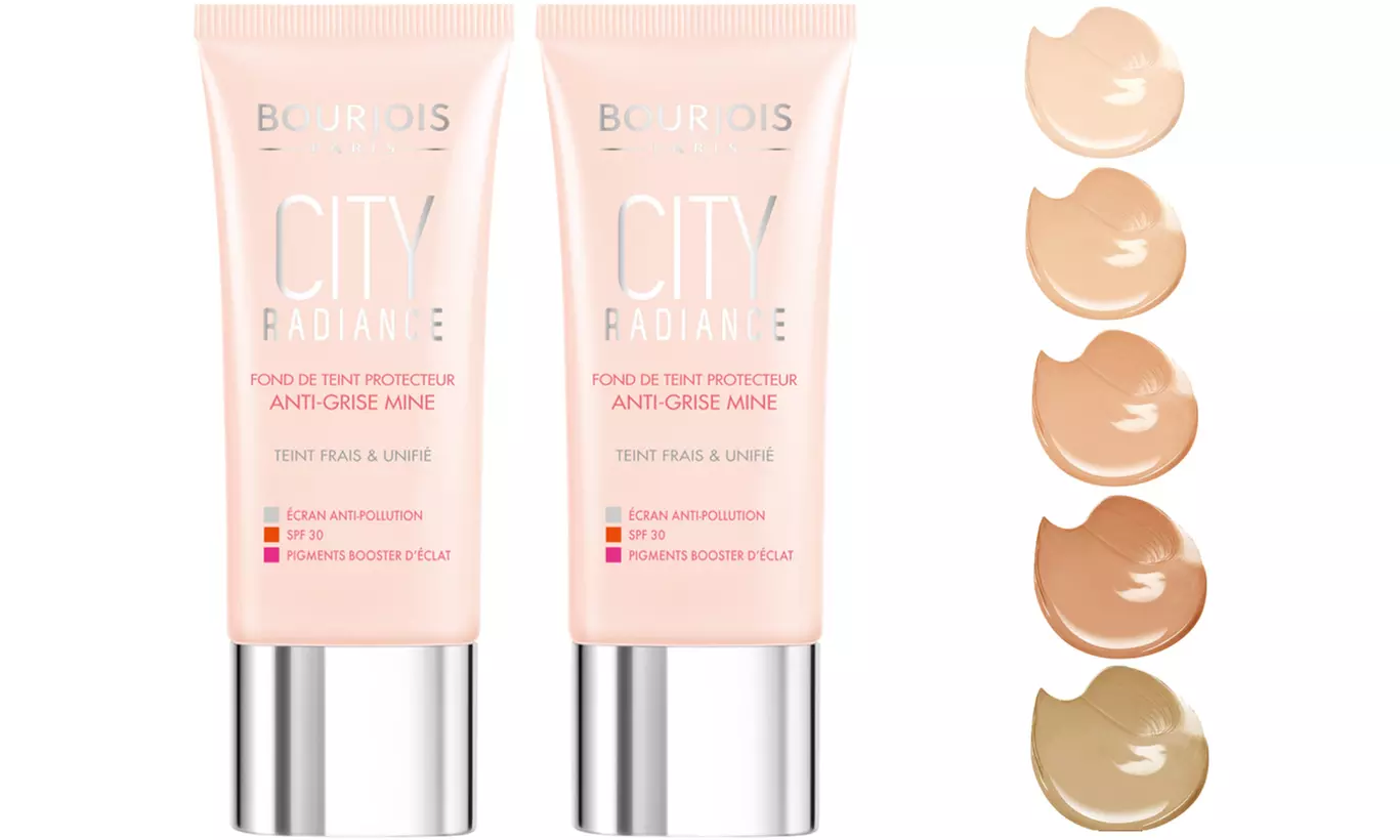Fond de teint City Radiance de Bourjois 2x30ml, 5 teintes - Primary Image