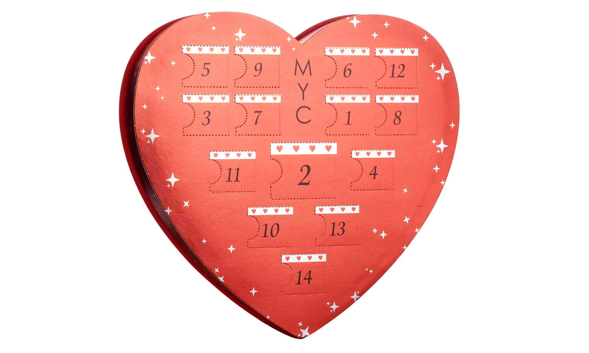 1 o 2 calendari dell'Avvento con 14 gioielli in cristallo