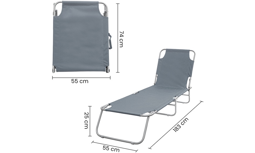 Image 13: Lettino Prendisole Reclinabile