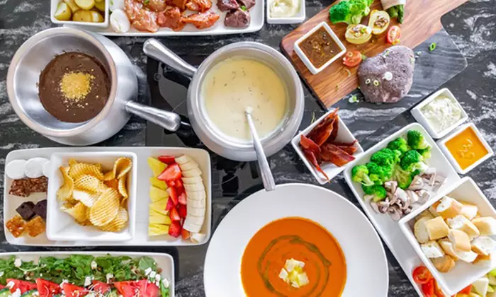Fondue and Drinks at Bleu Flames, Four Options Available for Takeout(Up to 28% Off) - Primary Image