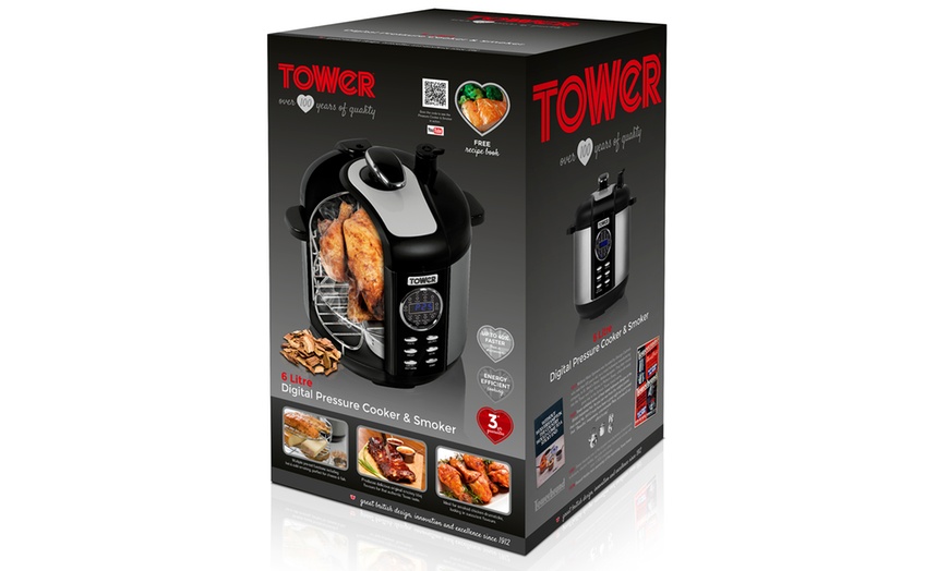 Image 12: Tower 6L Pressure Multi-Cooker