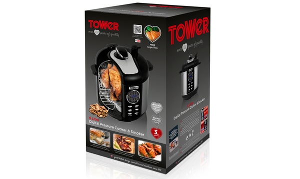 tower pressure cooker and smoker