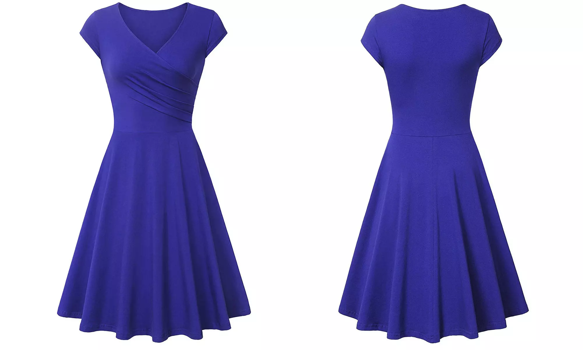 Lyss Loo Women's Spring Skater Flare Dress with Plus Size - Second Medium