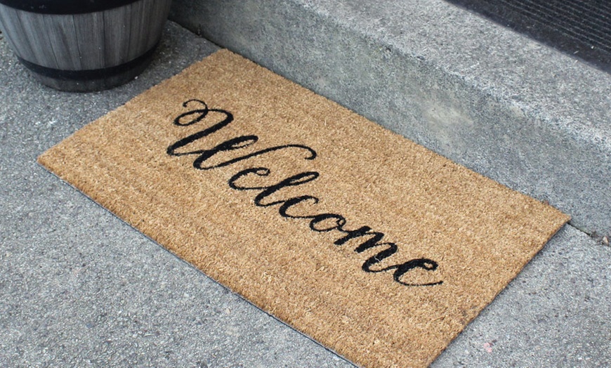 Image 6: Heavy Duty Printed Coir Doormat