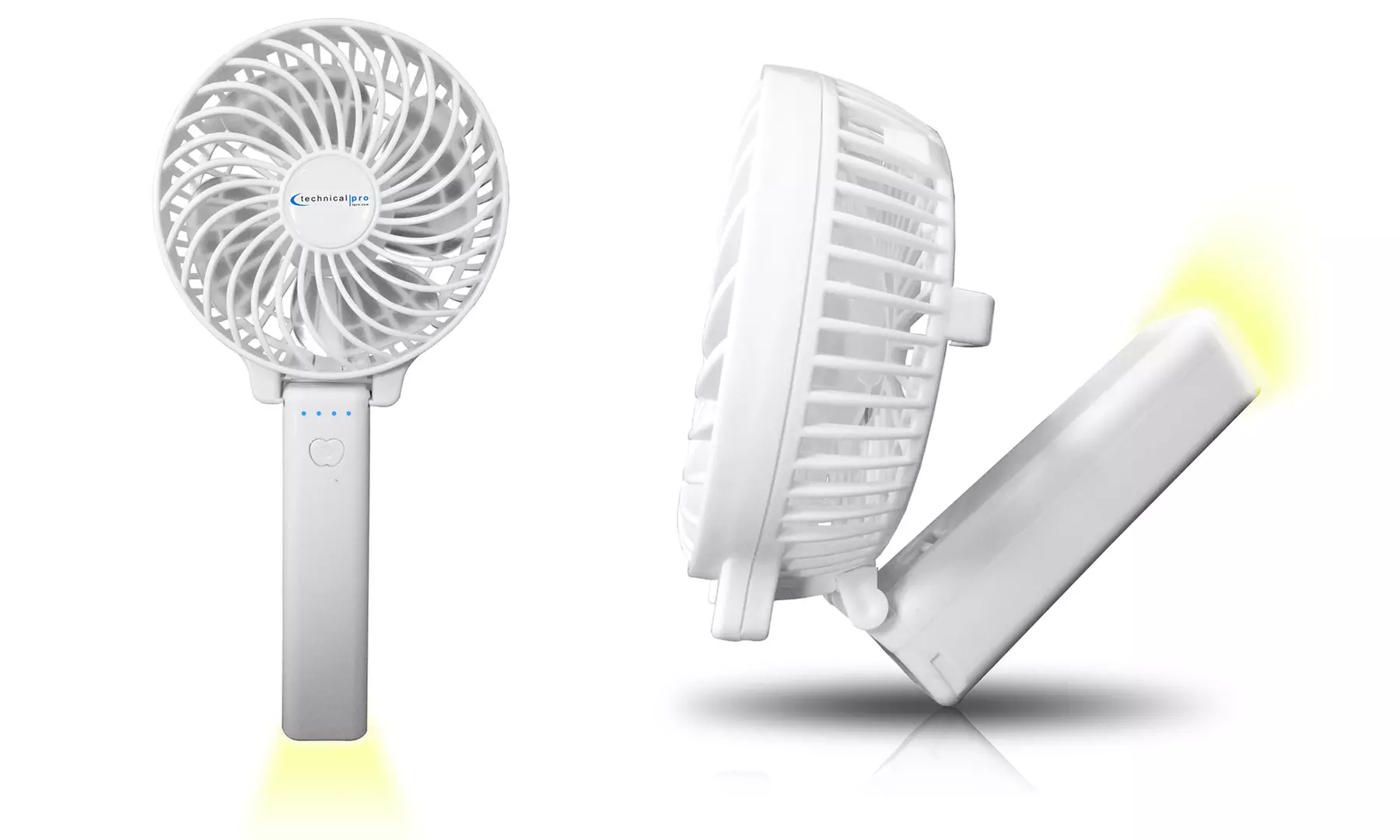 Technical Pro Rechargeable Fan with Built-in Bluetooth Speaker and 2 Handheld Fans Bundle (3-Piece) - Second Medium