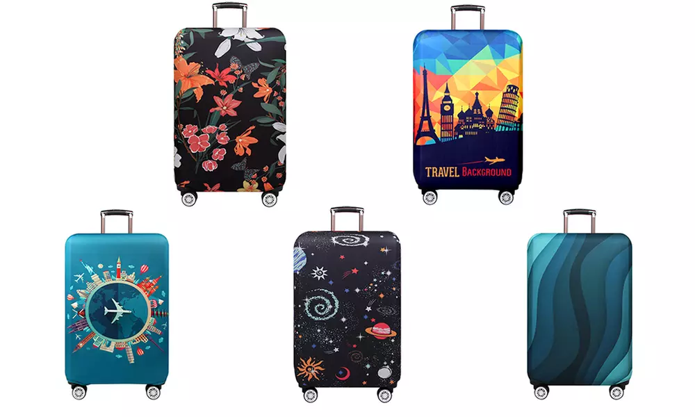 One or Two Dust-Resistant Elasticated Suitcase Covers - Primary Image