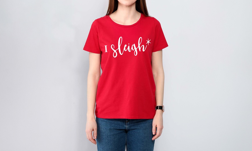 Image 23: Christmas Printed T-shirt