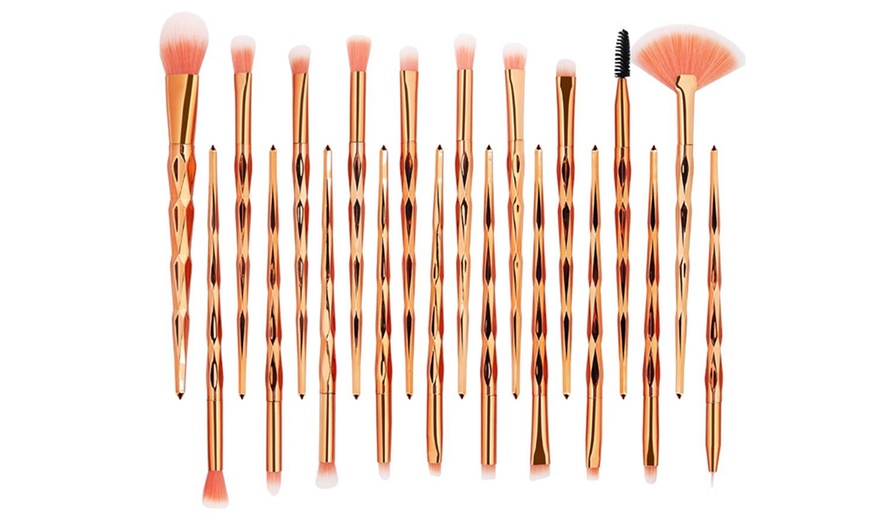 Image 2: 20-Piece Makeup Brush Set