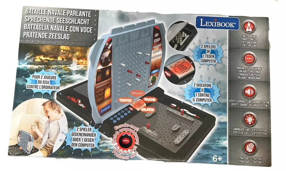 1x oder 2x Lexibook interaktives Schiffe-Versenken