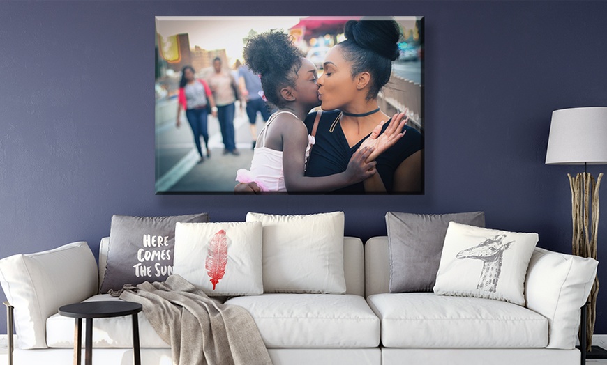 Image 1: Personalised Photo Canvas